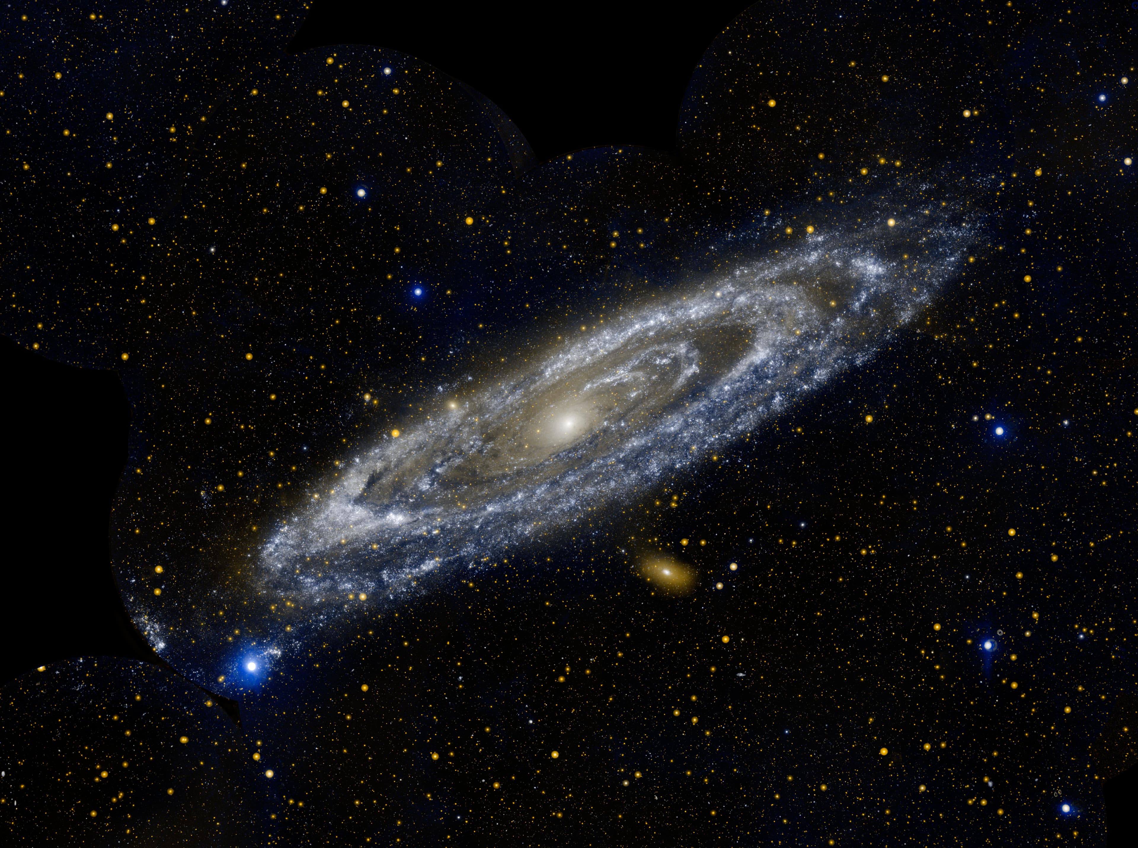 Deep space cosmic starfield